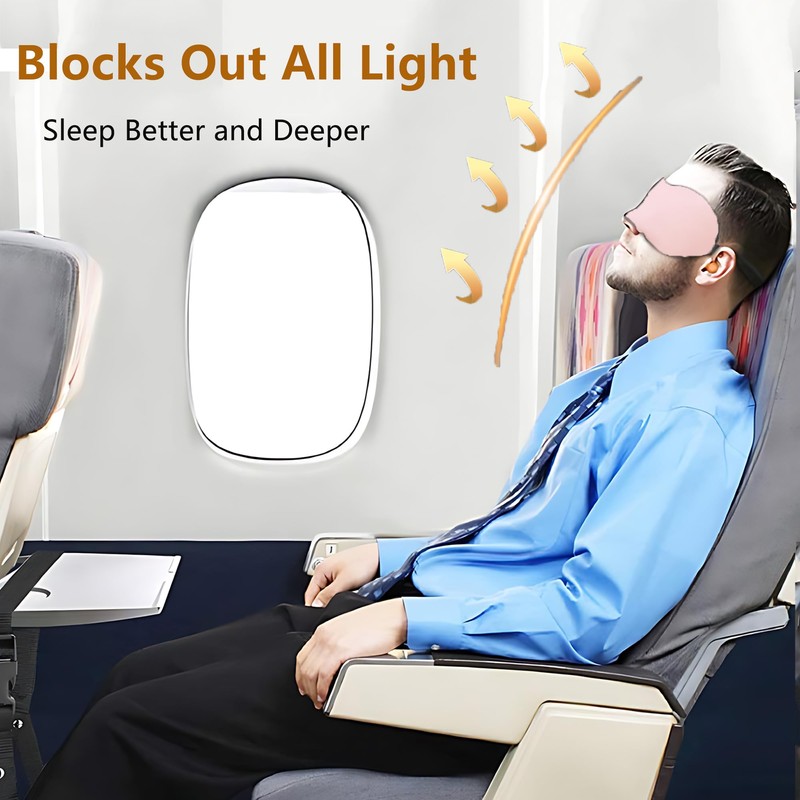 Muemigai Silk Sleeping Mask,Blackout Eye Masks for Sleep, Weighted Sleep