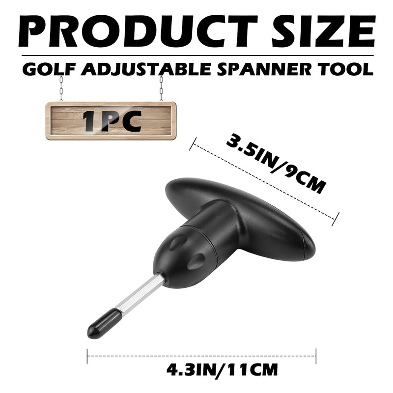 ZJIVQO Golf Wrench Tool, Universal Adjustment Wrench Tool for Golf