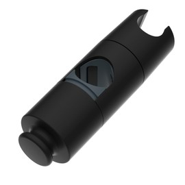 Hibbent Shower Head Holder Replacement Universal Adjustable Hand Shower Holder with 1 Hook for 18-25 mm Hand Shower Rail Head Slider Clamp Holder ABS Shower Holder, Matte Black