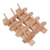 12 Spools Wooden Sewing Thread Holder Foldable Bobbin Hanging Rack