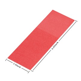 Germiwipe Napkin Bands,Paper Napkin Rings Self Adhesive,Silverware Wraps Bands,Pack of 2,500 (Red)