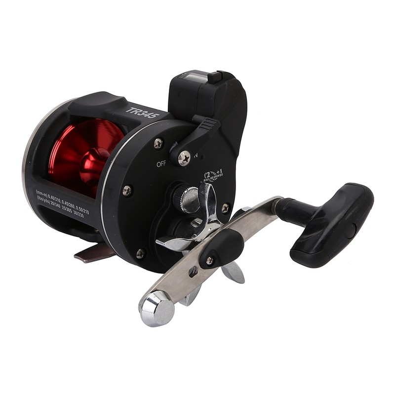 Trolling Reels Equipped With Line Counter Black Trolling Saltwater Offshore
