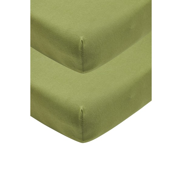 Meyco Baby Plain Fitted Sheets for Baby Cradle (Flat Sheet