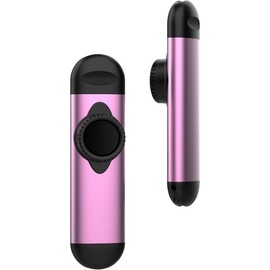 Kazoo for Adults and  with Adjustable Tone, Metal Kazoos with 10 Flute Diaphragms and Lanyards, Sliver - Color: Purple