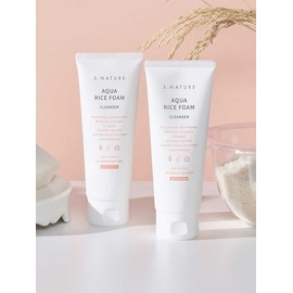[BEST]Aqua Rice Mildly Acidic Cleansing Foam 160ml Duo Set / [BEST]아쿠아 라이스 약산성 클렌징폼 160ml 듀오세트