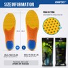 XINIFOOT 2 Pairs Running Insoles, High Elastic Cushioning Inserts for