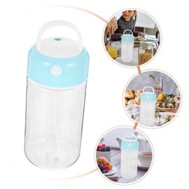 Hohopeti Electric Protein Powder Shaker Bottle Transparent Coffee Stirring Cup for Outdoor Use Capacity for Smoothies Fitness and Beverages