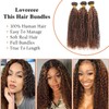 Giginger Jerry Curly Human Hair Bundles 26 28 30 Inch