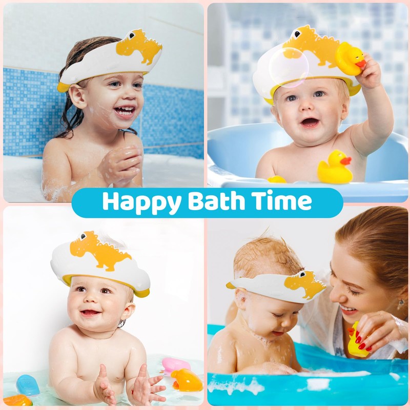 Baby Shower Cap Shield, Shower Cap for Kids, Kids Shampoo