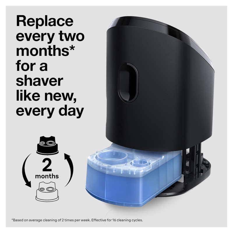 Braun Clean & Renew Refill Cartridges CCR, Replacement Shaver Cleaner