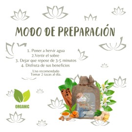 Té Orgánico Reductivo Quema Grasa Desinflama Antioxidante