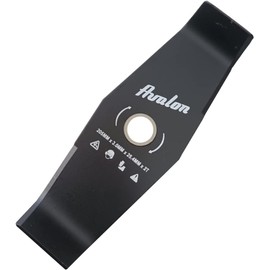 Avalon - Universal 2-Point Disc for Brushcutter or Lawn Mower, Blade for Cutting Bramble or Dense Vegetation, 3 mm Steel (300 x 25.4 x 3 mm)