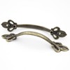 Hymyily 10-Piece Set Zinc Alloy Arch-Shaped Antique Handles Retro Bow-Shaped