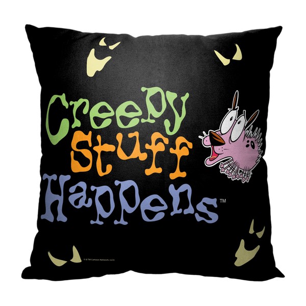 Northwest Cartoon Network's Courage The Cowardly Dog Pillow, 18" x
