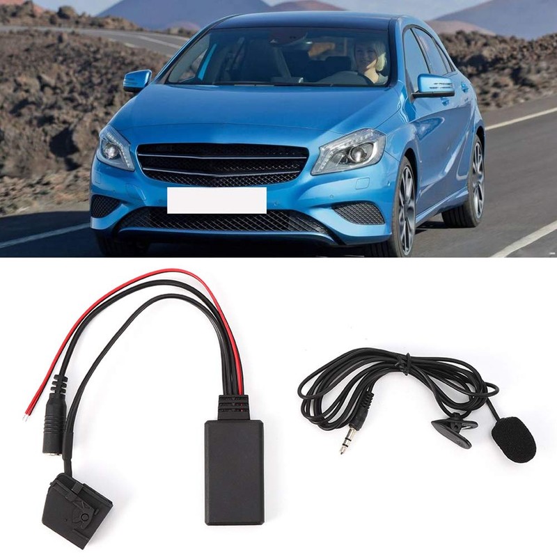 Ymiko 18 Pin Bluetooth AUX Cable Adapter Wireless Car Microphone