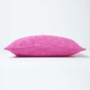 HOMESCAPES Pink Cerise 12 x 20 Inch Nirvana Pure Slub