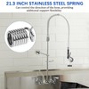 COOLWEST Pre Rinse Spray Valve with 44” Commercial Sink Sprayer