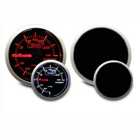 Prosport Gauges Performance Series Amber/White 52mm Mechanical Boost Gauge Kit