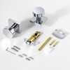 coolnews Polished Chrome Passage Door Knobs Interior, Heavy Duty Square