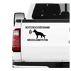 siviwonder German Shepherd Noise Alarm System Car Sticker Dog Film