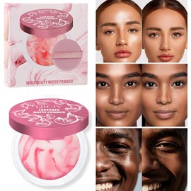 Face Powder Matte - Lightweight Powder Foundation Oil Control Finish