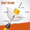 KATA 1 Pack Silicone Dust Bowl for Hole Saw, Hole