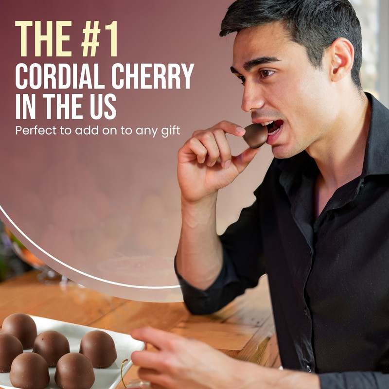 Queen Anne Dark Chocolate Coconut Covered Cordial Cherries | 6.6