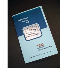 EICO Model 1171 Resistance Decade Box Instruction Manual