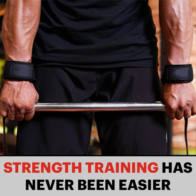Lifting Straps for Weight Lifting, Crossfit, Bodybuilding, Powerlifting and deadlifting.
