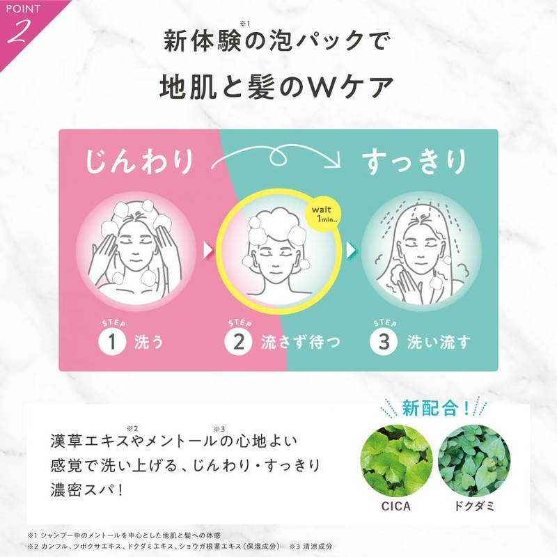 CLAYGE Shampoo M, Moist & White Jasmine & Musk Scent,