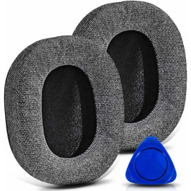 WH 1000XM5 - almohadillas para orejas de repuesto para WH-1000XM5 (WH1000XM5) por TRANSTEK, almohadillas para orejas de repuesto con espuma de aislamiento de ruido de alta densidad, grosor añadido,