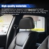 UHANBUT 2PCS Car Seat Headrest Cover, PU Soft Elastic Waterproof