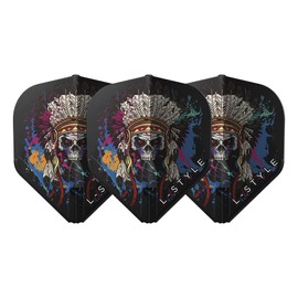 Thor-Sports L-Style EZ L1 Flights SD Chief Skull Ver.1 in Black or White Clear