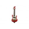 Miniblings Electric Guitar Brooch Guitaris Band Star Music Box Red