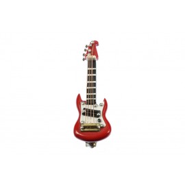 Miniblings Electric Guitar Brooch Guitaris Band Star Music Box Red