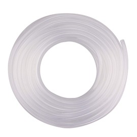 DERPIPE Clear Vinyl Tubing - 3/8'' ID 1/2'' OD PVC Tube Food Grade Flexible Plastic Pipe Hose for Homebrewing, Siphon Pump 30.5 Meters(100ft) Length