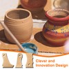 sourcing map 4pcs Pottery Ribs Trimming Tools Pottery Profile Rib