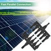M METERXITY 1-Pair Solar Panel Connector 6 to 1 t