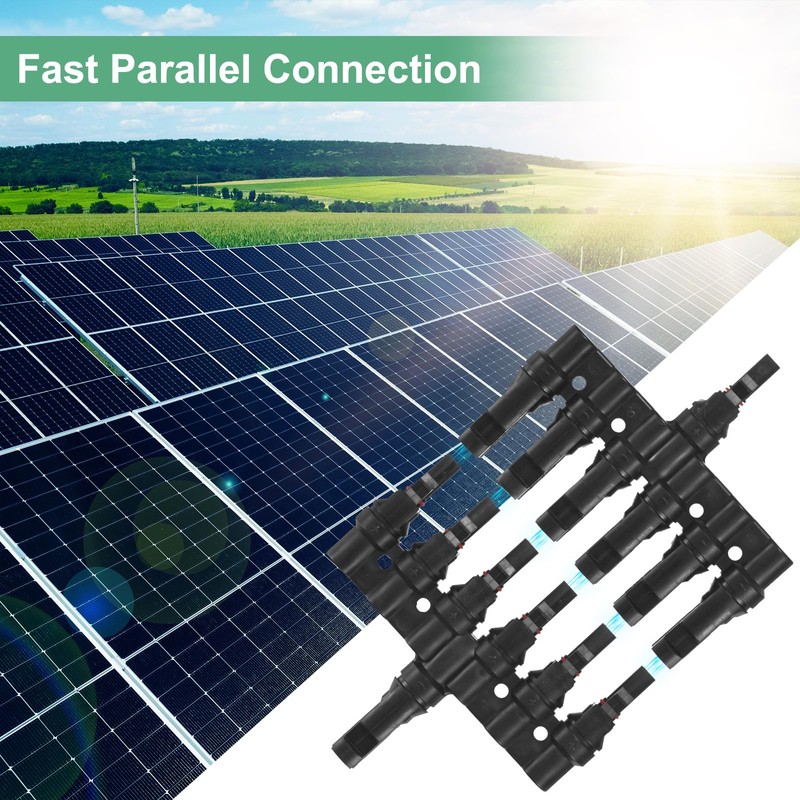 M METERXITY 1-Pair Solar Panel Connector 6 to 1 t