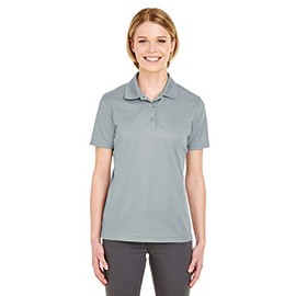 UltraClub Ladies' Cool & Dry Mesh Piqué Polo M SILVER