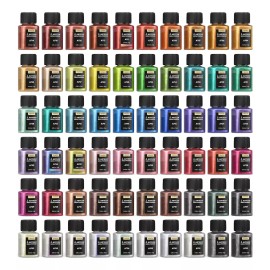 Arteza Mica Polvo Resina Epoxi 60 Colores Grado Cosmetico
