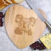 'Koala Portrait' Wooden Heart Shaped Chopping/Cutting Board (WB00084855)
