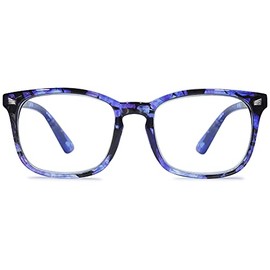 MAGIMODAC Blaulichtfilter Lesebrille gro√ü Damen Herren Computerbrille Lesebrillen Sehhilfe Brille Computer-Lesebrillen mit/ohne St√§rke (Blau, 3.50)