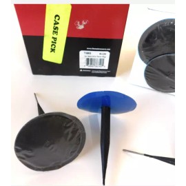 TMR The Main Resource TMRTI663 Tire Patch Lead Wire Combo, 2" Round, 3/8" Stem