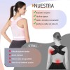 Corrector Postura Espalda Hombre Mujer Ajustable Faja Crema