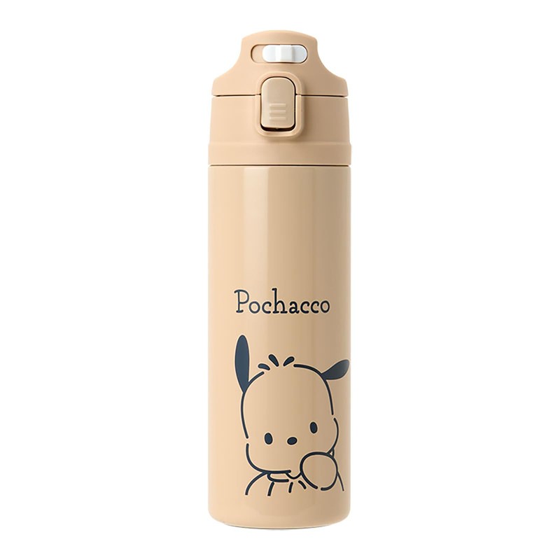 Sanrio (SANRIO) Pochacco Stainless Steel Bottle with Cover for Children,