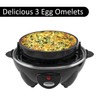Brentwood Appliances Electric Egg Cooker with Auto Shutoff (Black)