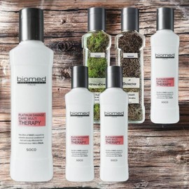 Biomed Hair Care Soft Hair Strengthening Professional Platinum Damage Care Multitherapy Hair Essence 6pcs 175ml / 바이오메드 모발관리 부드러움 모발강화 프로페셔널 플레티넘 데미지케어 멀티테라피 헤어에센스 6개 175ml