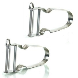 2X Stainless Steel Peeler French Potato Peeler Vegetable Fruit Easy