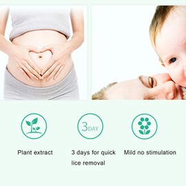 Stainless Steel Lice Comb with Fine Teeth and Rounded Teeth for Removal of Head Lice and Professional Hair Comb for Removal of Head Lice and